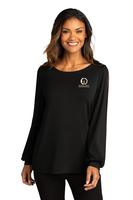 Port Authority Ladies Luxe Knit Jewel Neck Top