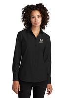 MERCER+METTLE Women's Long Sleeve Stretch Woven Shirt